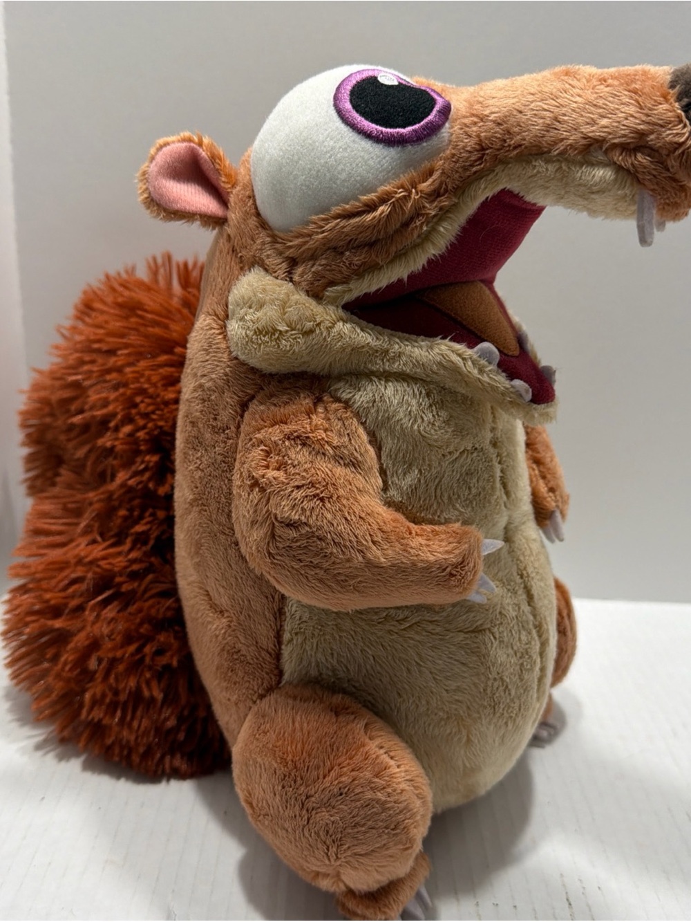 Just Play Disney Ice Age Taking Baby Scrat Squirrel Soft Plush doll toy 10.5"